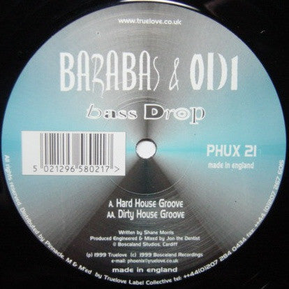 Barabas & OD1 : Bass Drop (12")