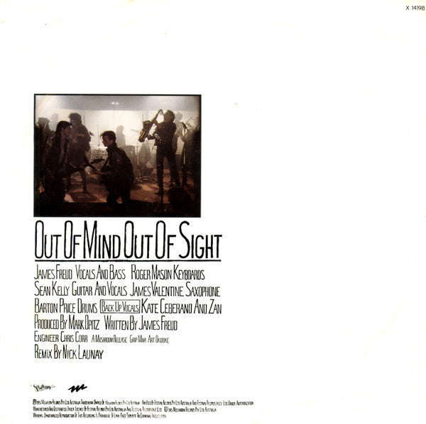 Models (2) : Out Of Mind Out Of Sight (12", Single, Ltd)