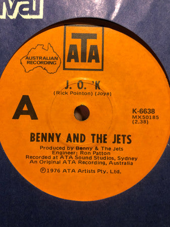 Benny & The Jets : J. O. ’K (7", Single)