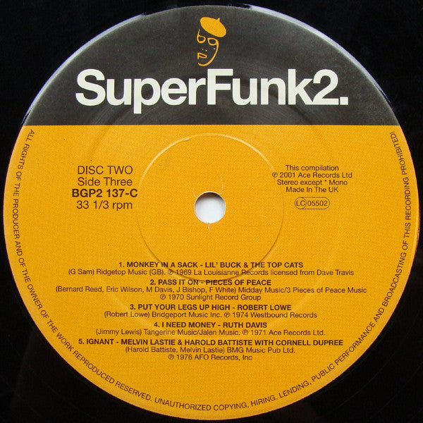 Various : SuperFunk2. (2xLP, Comp)