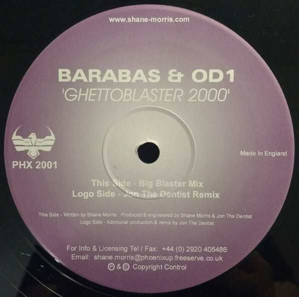 Barabas & OD1 : Ghettoblaster 2000 (12")