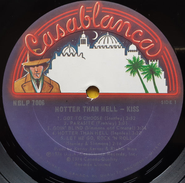 Kiss : Hotter Than Hell (LP, Album, Qua)