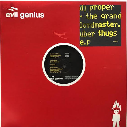 DJ Proper & The Grand Lordmaster : Uber Thugs E.P (12", EP)