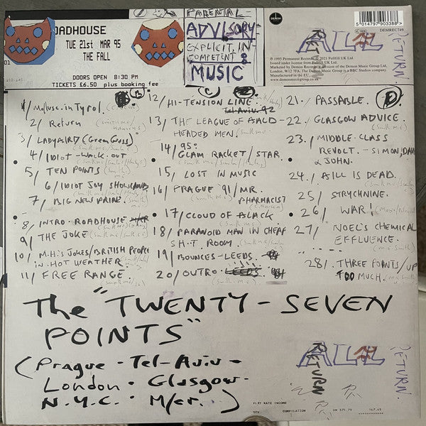 The Fall : The Twenty Seven Points (2xLP, Album, Cle)