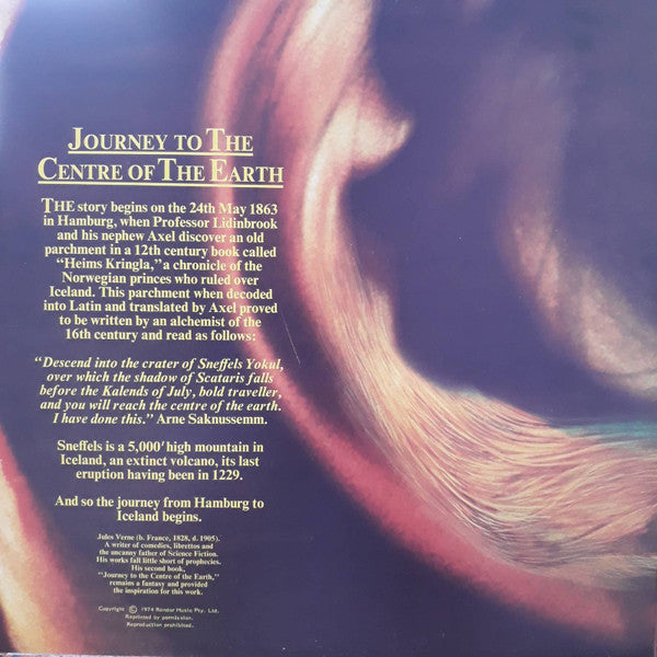 Rick Wakeman : Journey To The Centre Of The Earth (LP, Album, Gat)