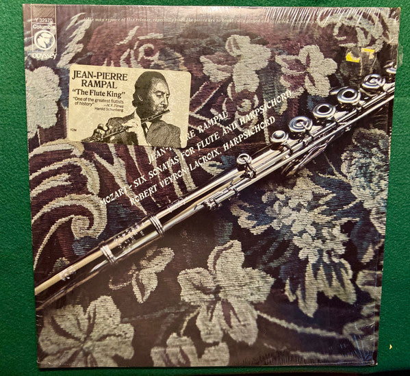 Mozart* / Jean-Pierre Rampal, Robert Veyron-Lacroix : Six Sonatas For Flute And Harpsichord (LP, Album)