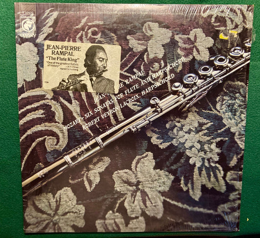 Mozart* / Jean-Pierre Rampal, Robert Veyron-Lacroix : Six Sonatas For Flute And Harpsichord (LP, Album)