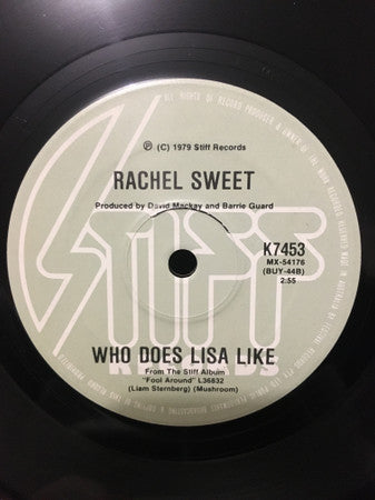 Rachel Sweet : I Go To Pieces (7", Single)