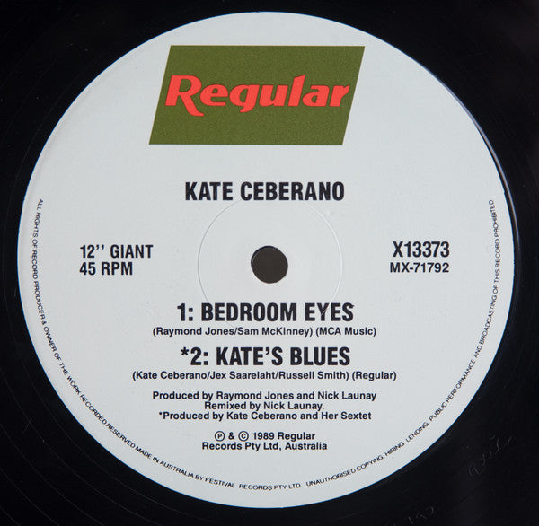 Kate Ceberano : Bedroom Eyes (12", Ltd)