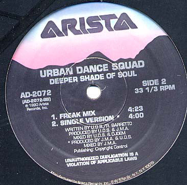 Urban Dance Squad : Deeper Shade Of Soul (12", Single)