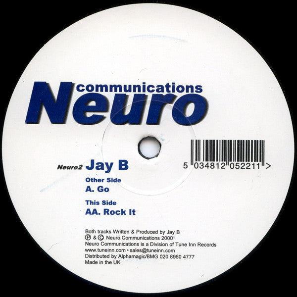 Jay B : Go / Rock It (12", Single)