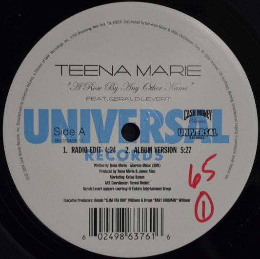 Teena Marie : A Rose By Any Other Name (12")