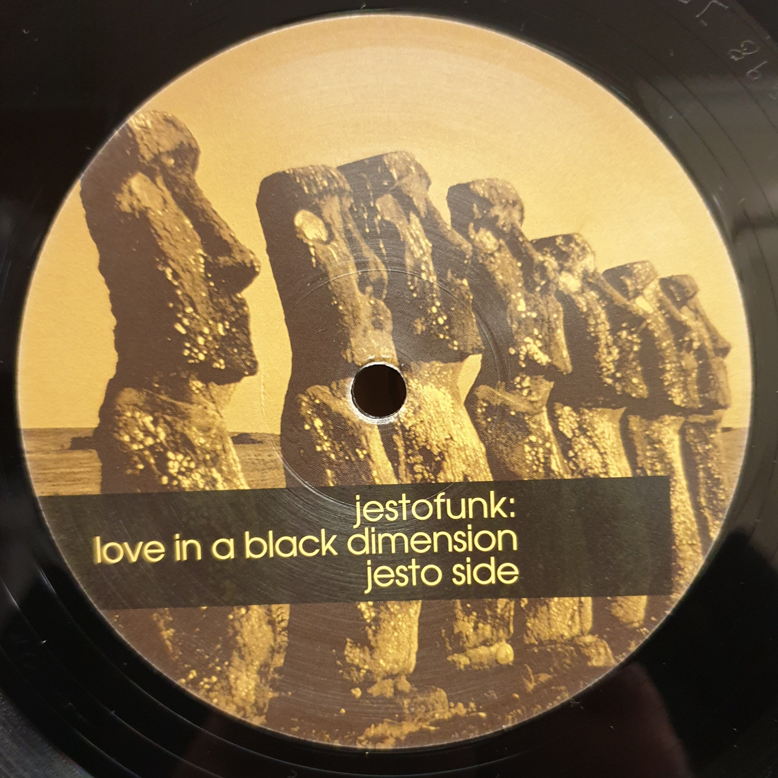 Load video: Jestofunk&#39;s, &#39;95 debut record, Love In A Black Dimension, on the turntable. Track is, In The Ghetto, with CeCe Rogers on vocal and Fred Wesley on trombone. Record is the 2017 Reissue from IRMA Records.