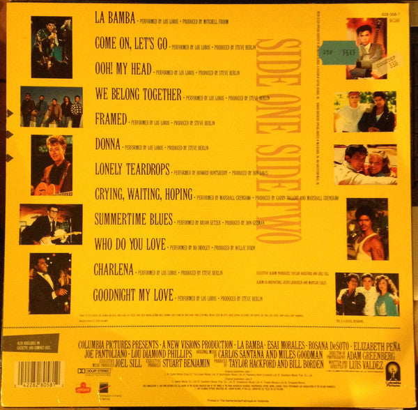 Various : La Bamba - Original Motion Picture Soundtrack (LP, Comp)