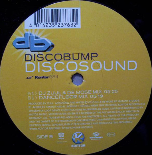 Discobump : Discosound (12")