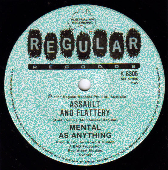 Mental As Anything : If You Leave Me - Can I Come Too? (7", Single)