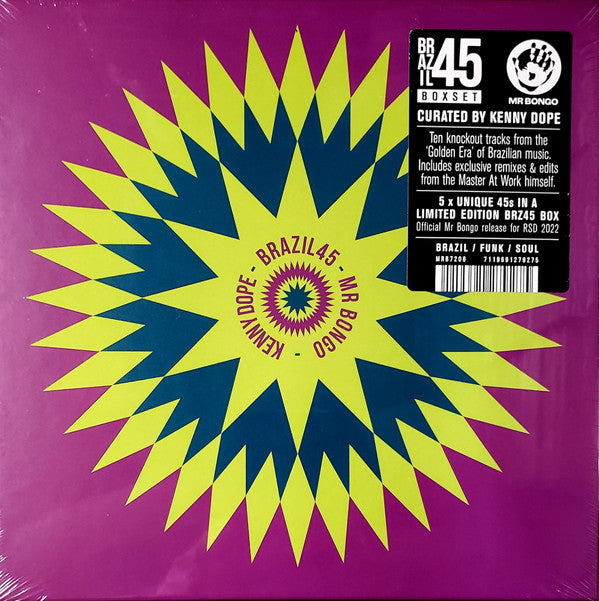 Kenny Dope* : Brazil45: Mr Bongo x Kenny Dope (5x7" + Box, RSD, Comp, Ltd)