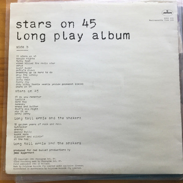 Stars On 45 : Long Play Album (LP)