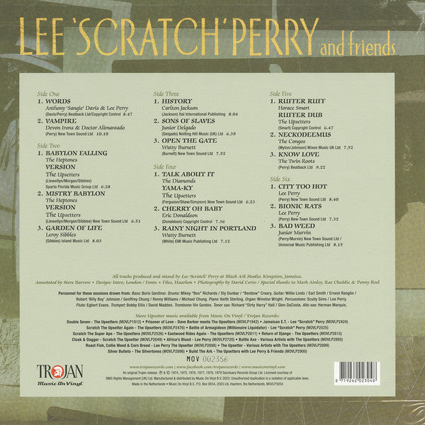 Lee 'Scratch' Perry And Friends* : Open The Gate (3xLP, Comp, Ltd, Num, RE, RM, Ora)