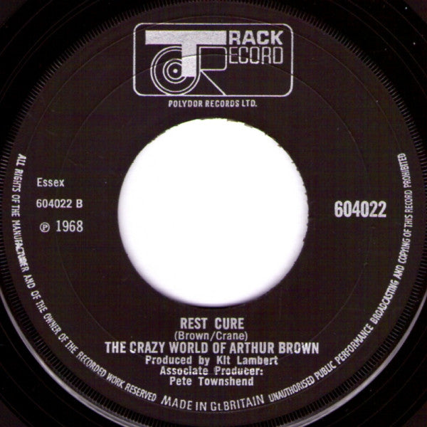 The Crazy World Of Arthur Brown : Fire ! (7", Single, Lar)