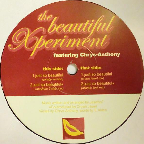 Jaswho? Featuring Chrys-Anthony : The Beautiful Xperiment (12")