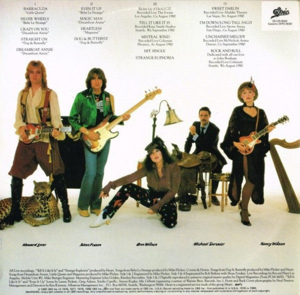 Heart : Greatest Hits / Live (2xLP, Comp)