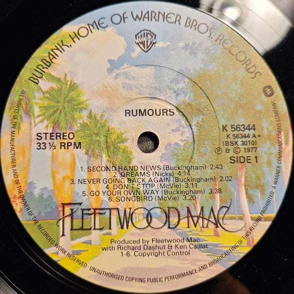 Fleetwood Mac : Rumours (LP, Album, Orl)