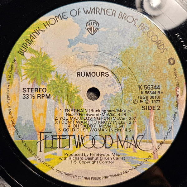 Fleetwood Mac : Rumours (LP, Album, Orl)