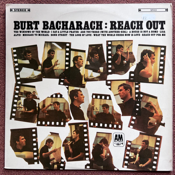 Burt Bacharach : Reach Out (LP, Album, Mon)