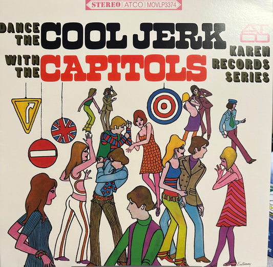 The Capitols : Dance The Cool Jerk With The Capitols (LP, Album, Ltd, Num, RE, Red)