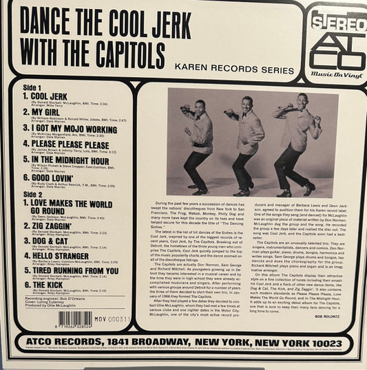 The Capitols : Dance The Cool Jerk With The Capitols (LP, Album, Ltd, Num, RE, Red)