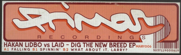 Hakan Lidbo* vs. Laid : Dig The New Breed EP (12", EP)