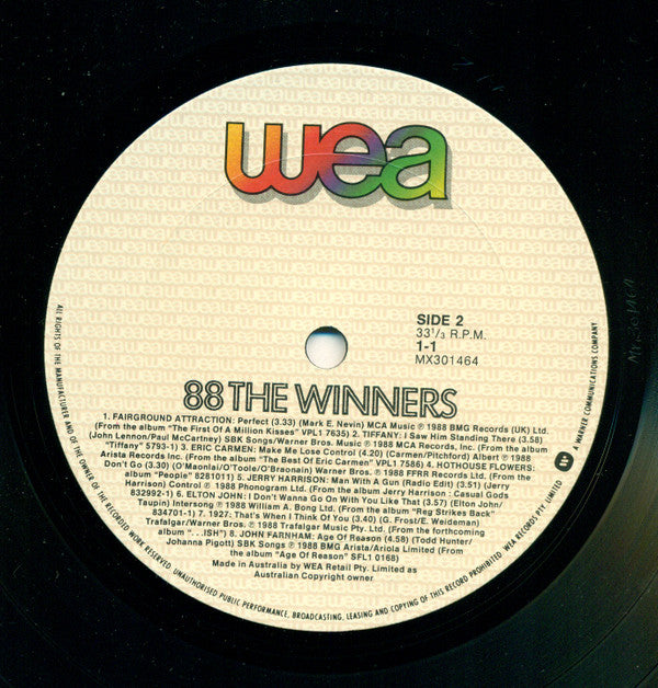 Various : 88 The Winners (LP, Comp)