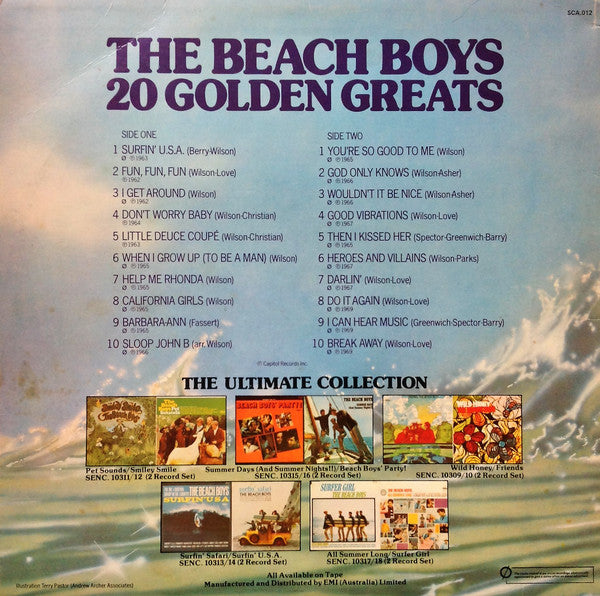 The Beach Boys : 20 Golden Greats (LP, Comp)