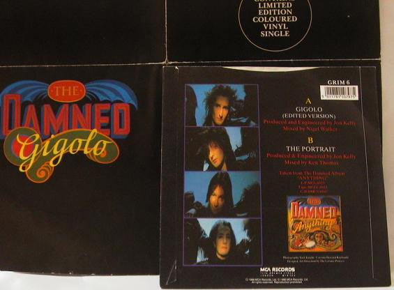 The Damned : Gigolo (7", Single, Ltd, Red)