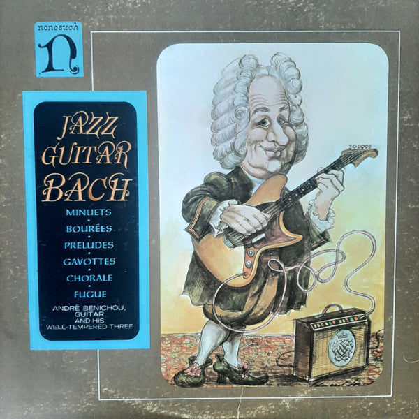 André Bénichou : Jazz Guitar Bach (LP, RP, Dee)