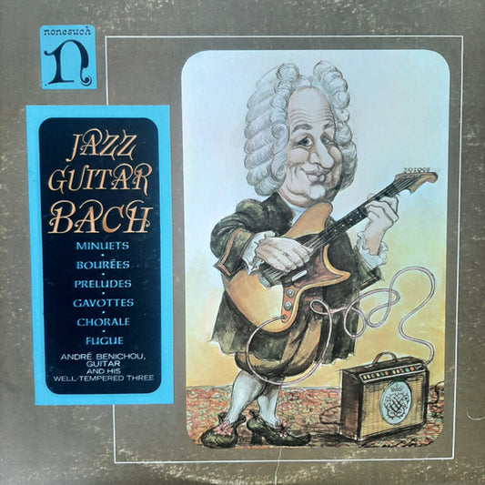 André Bénichou : Jazz Guitar Bach (LP, RP, Dee)