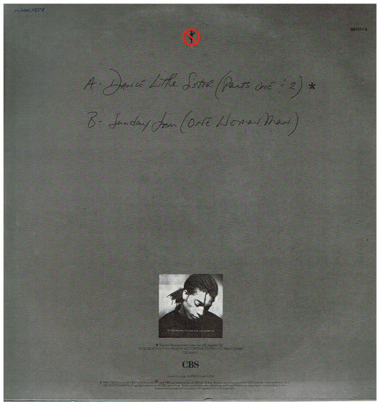 Terence Trent D'Arby : Dance Little Sister (12", Single)
