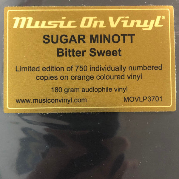 Sugar Minott : Bitter Sweet (LP, Album, Ltd, Num, RE, Ora)