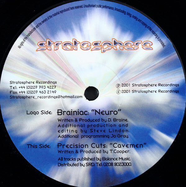 Brainiac (4) / Precision Cuts : Neuro / Cavemen (12")