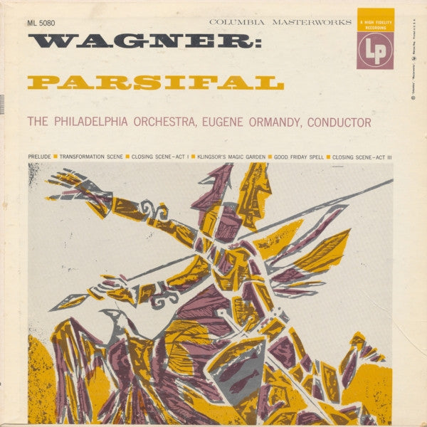 Richard Wagner - The Philadelphia Orchestra - Eugene Ormandy : Parsifal (LP)