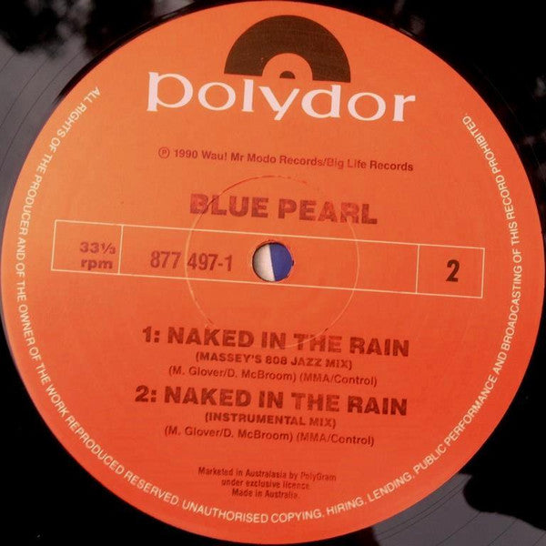 Blue Pearl : Naked In The Rain (12", Single)