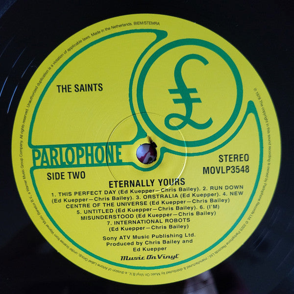 The Saints (2) : Eternally Yours (LP, Album, RE)