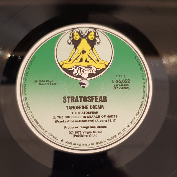Tangerine Dream : Stratosfear (LP, Album, Gat)