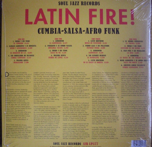 Various : Latin Fire! Tropical Dance Music from Discos Fuentes, Colombia 1956-83 (2xLP, Comp)