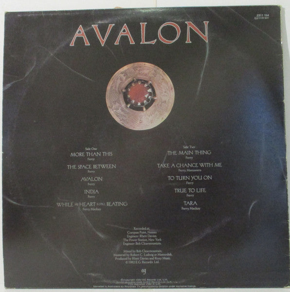 Roxy Music : Avalon (LP, Album)