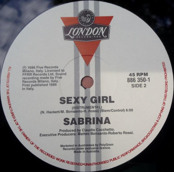 Sabrina : Sexy Girl (12", Single)