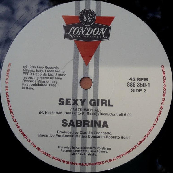 Sabrina : Sexy Girl (12", Single)