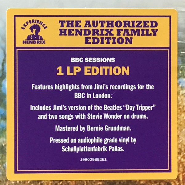 The Jimi Hendrix Experience : BBC Sessions (LP, Comp, 1 L)