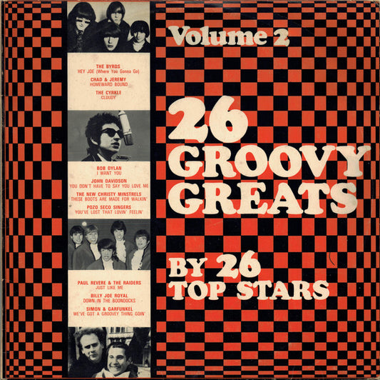 Various : 26 Groovy Greats By 26 Top Stars Volume 2 (LP, Album, Comp, Ltd)